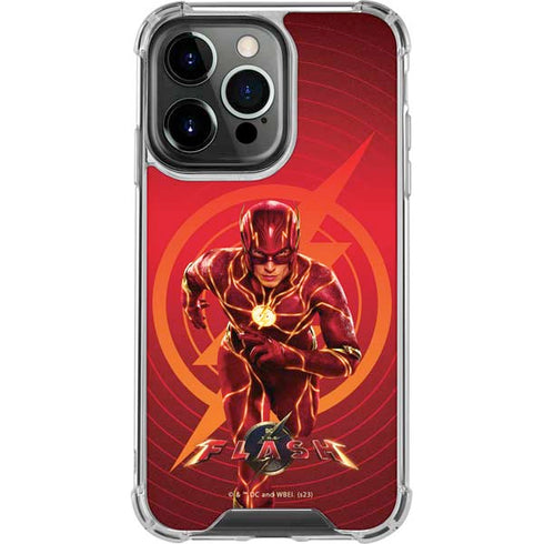 DC Comics The Flash Movie: Flash in Motion iPhone 16 Pro Max Clear Case