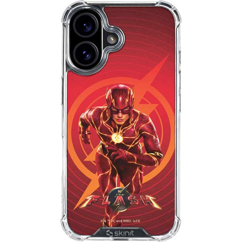 DC Comics The Flash Movie: Flash in Motion iPhone 17 Clear Case