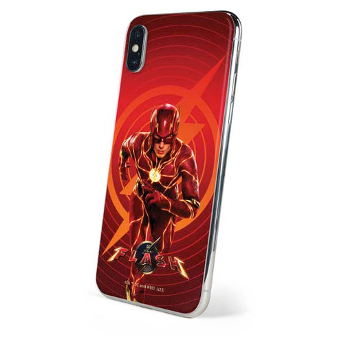 DC Comics The Flash Movie: Flash in Motion iPhone XS Skin