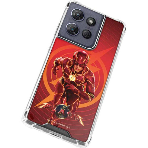 DC Comics The Flash Movie: Flash in Motion Moto G 5G (2025) Clear Case
