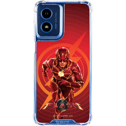 DC Comics The Flash Movie: Flash in Motion Moto G 5G (2024) Clear Case