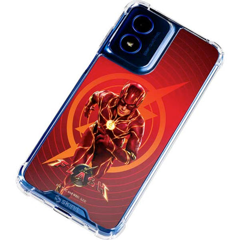 DC Comics The Flash Movie: Flash in Motion Moto G 5G (2024) Clear Case