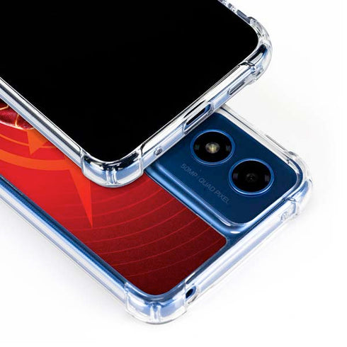 DC Comics The Flash Movie: Flash in Motion Moto G Play 4G (2024) Clear Case