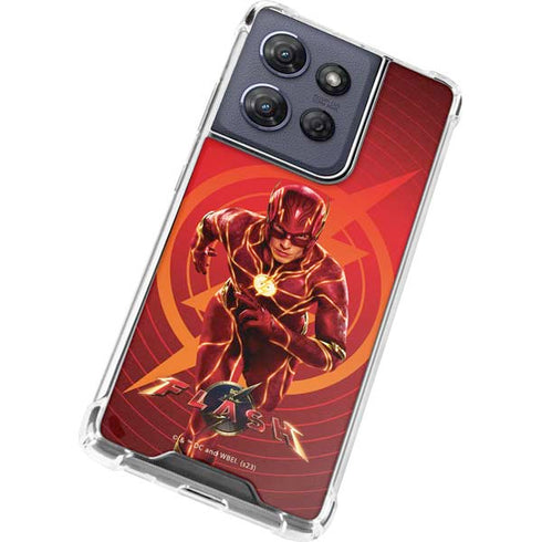 DC Comics The Flash Movie: Flash in Motion Moto G Play 5G (2025) Clear Case
