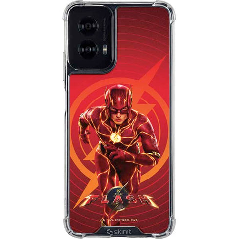 DC Comics The Flash Movie: Flash in Motion Moto G Power 5G (2024) Clear Case