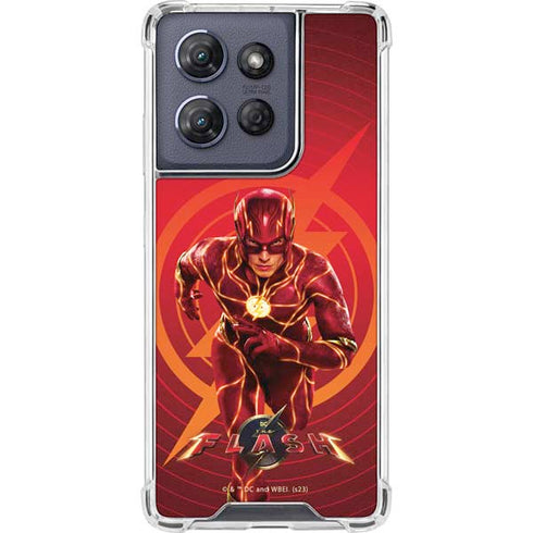 DC Comics The Flash Movie: Flash in Motion Moto G Power 5G (2025) Clear Case
