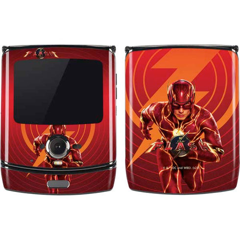 DC Comics The Flash Movie: Flash in Motion Motorola RAZR Skin