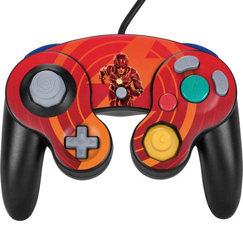 DC Comics The Flash Movie: Flash in Motion Nintendo GameCube Controller Skin