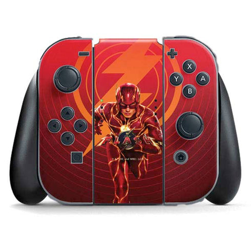 DC Comics The Flash Movie: Flash in Motion Nintendo Switch (2017-2021) Joy-Con Controller Skin