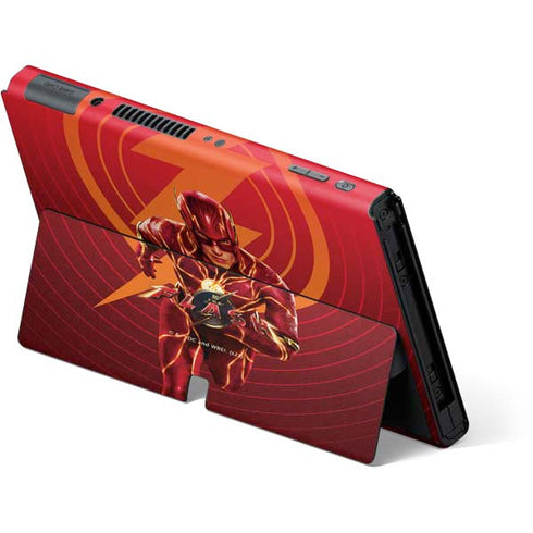 DC Comics The Flash Movie: Flash in Motion Nintendo Switch OLED (2021) Skin