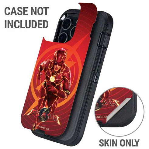 DC Comics The Flash Movie: Flash in Motion Otterbox Defender iPhone Skin