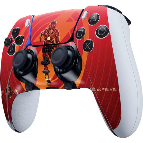 DC Comics The Flash Movie: Flash in Motion PS5 DualSense Edge Pro Controller Skin