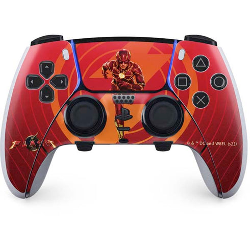 DC Comics The Flash Movie: Flash in Motion PS5 DualSense Edge Pro Controller Skin