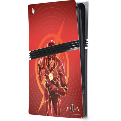 DC Comics The Flash Movie: Flash in Motion PS5 Pro Console Skin