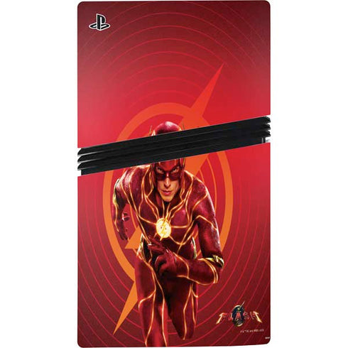 DC Comics The Flash Movie: Flash in Motion PS5 Pro Console Skin