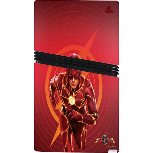 DC Comics The Flash Movie: Flash in Motion PS5 Pro Console Skin
