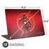 DC Comics The Flash Movie: Flash in Motion Universal Laptop 18in (14.6 x 10.6in) Skin