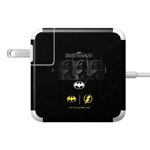 DC Comics The Flash Movie: I am Batman Past to Future 85W Power Adapter (15 and 17 inch MacBook Pro Charger) Skin