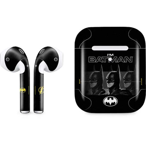 DC Comics The Flash Movie: I am Batman Past to Future Apple AirPods 2 Skin