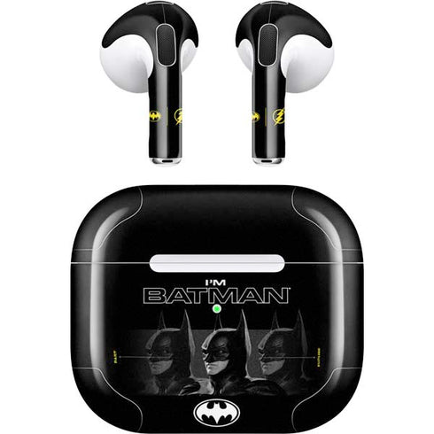 DC Comics The Flash Movie: I am Batman Past to Future Apple AirPods (3rd Gen 2021) Skin
