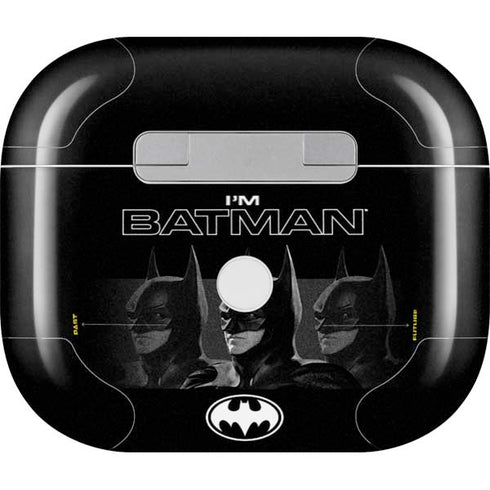 DC Comics The Flash Movie: I am Batman Past to Future Apple AirPods (3rd Gen 2021) Skin