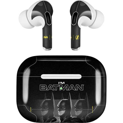 DC Comics The Flash Movie: I am Batman Past to Future Apple AirPods Pro Skin