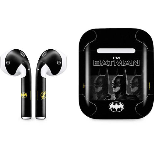 DC Comics The Flash Movie: I am Batman Past to Future Apple AirPods Skin