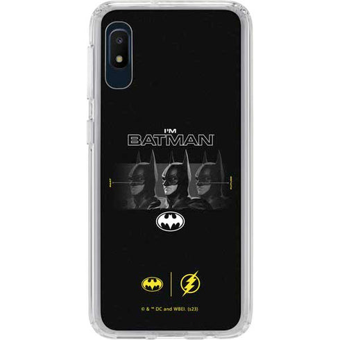 DC Comics The Flash Movie: I am Batman Past to Future Galaxy A10e Clear Case