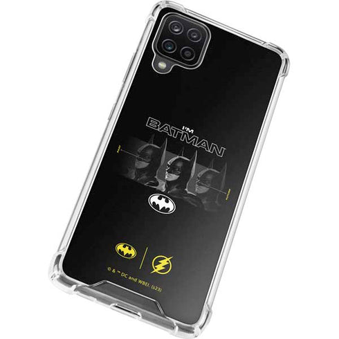 DC Comics The Flash Movie: I am Batman Past to Future Galaxy A12 Clear Case