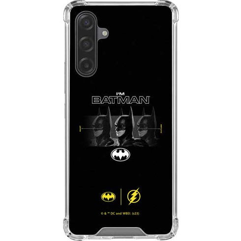 DC Comics The Flash Movie: I am Batman Past to Future Galaxy A17 Clear Case