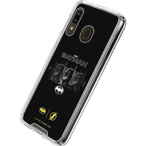 DC Comics The Flash Movie: I am Batman Past to Future Galaxy A30 Clear Case