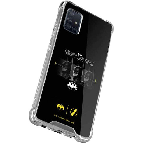 DC Comics The Flash Movie: I am Batman Past to Future Galaxy A71 5G Clear Case