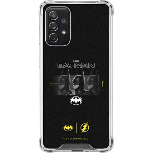 DC Comics The Flash Movie: I am Batman Past to Future Galaxy A72 5G Clear Case