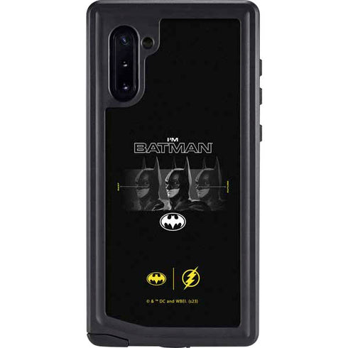 DC Comics The Flash Movie: I am Batman Past to Future Galaxy Note 10 Waterproof Case
