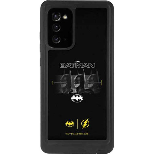DC Comics The Flash Movie: I am Batman Past to Future Galaxy Note20 5G Waterproof Case