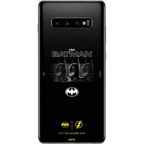 DC Comics The Flash Movie: I am Batman Past to Future Galaxy S10 Plus Skin
