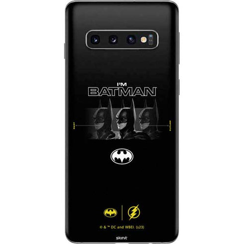 DC Comics The Flash Movie: I am Batman Past to Future Galaxy S10 Skin