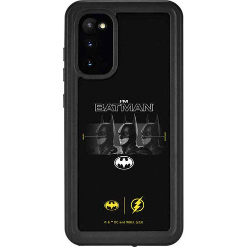 DC Comics The Flash Movie: I am Batman Past to Future Galaxy S20 Waterproof Case