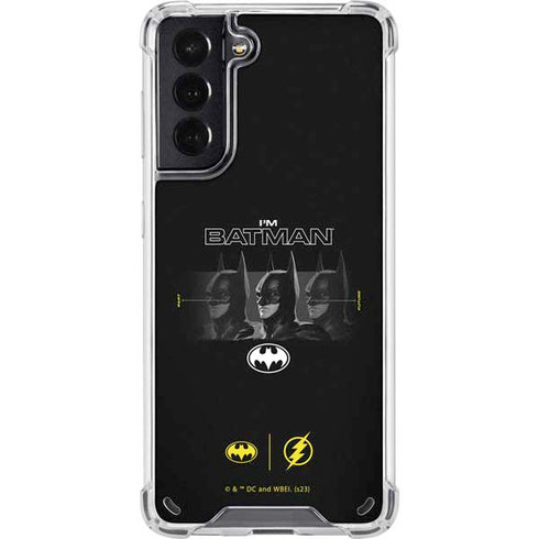 DC Comics The Flash Movie: I am Batman Past to Future Galaxy S21 5G Clear Case