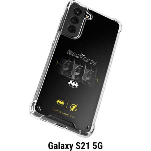 DC Comics The Flash Movie: I am Batman Past to Future Galaxy S21 5G Clear Case
