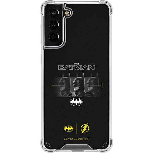 DC Comics The Flash Movie: I am Batman Past to Future Galaxy S21 Plus 5G Clear Case