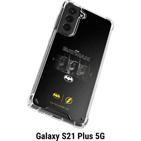 DC Comics The Flash Movie: I am Batman Past to Future Galaxy S21 Plus 5G Clear Case