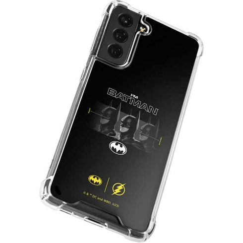 DC Comics The Flash Movie: I am Batman Past to Future Galaxy S22 Clear Case