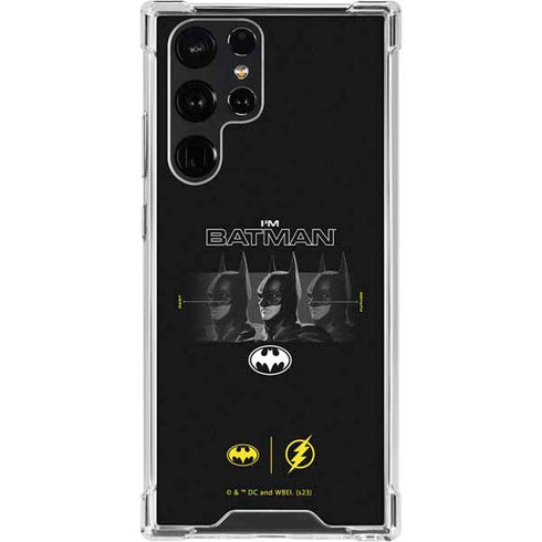 DC Comics The Flash Movie: I am Batman Past to Future Galaxy S22 Ultra Clear Case