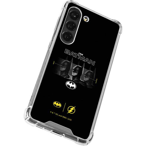 DC Comics The Flash Movie: I am Batman Past to Future Galaxy S23 Clear Case
