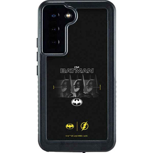DC Comics The Flash Movie: I am Batman Past to Future Galaxy S23 Plus Waterproof Case
