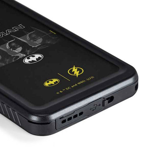 DC Comics The Flash Movie: I am Batman Past to Future Galaxy S23 Waterproof Case