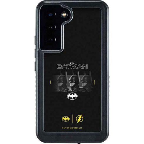 DC Comics The Flash Movie: I am Batman Past to Future Galaxy S24 Plus Waterproof Case