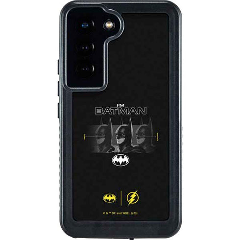 DC Comics The Flash Movie: I am Batman Past to Future Galaxy S24 Waterproof Case