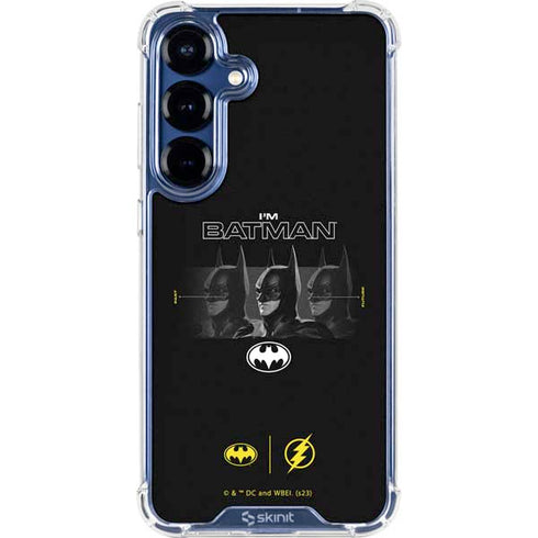 DC Comics The Flash Movie: I am Batman Past to Future Galaxy S25 Clear Case